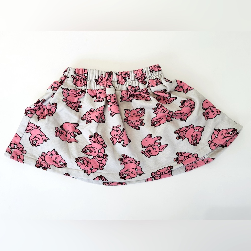 Hugo Loves Tiki sweater twirl skirt